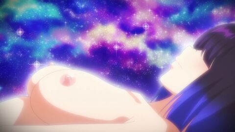 1girls areolae black_hair blush bouncing_breasts breasts erect_nipples hands_off_sawaranaide_kotesashi-kun izumi_sumiyoshi_(hands_off_sawaranaide_kotesashi-kun) loop medium_breasts nipples no_sound nude screencap video