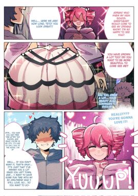 1boy 1girls ass big_ass bubble_ass bubble_butt curvaceous curvy curvy_body curvy_female curvy_figure curvy_hips female huge_ass kasane_teto male story theodyss thick thick_ass thick_hips thick_legs thick_thighs thighs utau