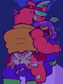 artist_name ass big_penis blush_lines brawl_stars cartoony cordelius_(brawl_stars) cum cum_in_ass dinosaur doug_(brawl_stars) gas_mask gay gay_sex male penetration penis penis_in_ass sex sitting size_difference small_dom_big_sub smile somehornydud3 supercell tagme