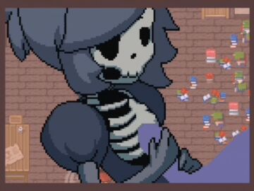 akai_(ugokashitari) animated animation black_body black_bones black_clothes black_clothing black_hair boobjob breasts cum cum_on_breasts cum_on_ribs female female/male female_focus game_cg genitalia gray_body gray_bones grey_body grey_bones handjob horizontal_image horizontal_video longer_than_10_seconds loop male male/female princess_and_conquest sex short_playtime shorter_than_10_minutes shorter_than_30_seconds shorter_than_3_minutes shorter_than_five_minutes shorter_than_four_minutes shorter_than_one_minute shorter_than_two_minutes skeleton skeleton_girl