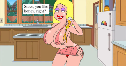 american_dad bimbo_body breasts female francine_smith huge_breasts milf sbb slut