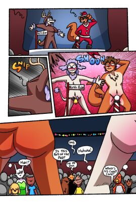 ass blush both_sexes_in_same_situation breasts canine convenient_censoring crowd deerkid embarrassed embarrassed_nude_female embarrassed_nude_male enf enm female hook male nude nude_male penis poodle public public_nudity robablo santa_costume santa_hat small_penis small_penis_humiliation squirrel squirrelshake wardrobe_malfunction