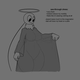 adult_minus_pompom ampp big_breasts breasts female heart-shaped_pupils male no_color nude oc penis pompom_(artcarrot) pussy size_difference transparent_clothing