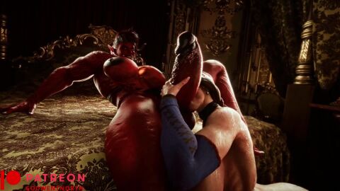 2futas 3d baldur's_gate_3 ball big_areola big_ass big_balls big_breasts big_muscles big_penis big_thighs blender blowjob blowjob_face cerys_an_craite eye_contact face_fucking futa_focus futa_on_futa futa_only futasub godwentnorth hair_grab intersex interspecies karlach longer_than_30_seconds masturbation moaning muscular muscular_futa penis_grab penis_in_mouth penis_lick smiling_at_partner sound squatting tagme video video_games watermark