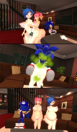 1boy 1futa 1girls 3d ahoge ass big_ass breasts completely_nude cum cum_in_ass cum_in_pussy cum_inside cumming cumming_together cumming_while_penetrated cumming_while_penetrating fart farting farting_while_cumming farting_while_penetrated farts female futa_on_female futanari garry's_mod gmod group group_sex intersex kaibernation male male_on_futa mostly_nude naked_footwear naked_gloves nipples nude nude_female nude_futa pregnant pregnant_futa pussy saiko_bichitaru_(smg4) sex smg4 sonic_the_hedgehog tari_(smg4) threesome