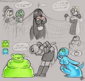 anthro avian beak bear big_breasts bird bow_tie breasts canary clothed clothing digital_media_(artwork) drxii erection eyewear feathers female finch fleetway_comics frieda_locke futanari genitals glasses goo_creature hair hi_res huge_breasts intersex kobold mammal nipples non-mammal_breasts open_mouth oscine passerine penguin penis penny_locke push_goop robin_(bird) scalie sega simple_background smile sonic_(series) sonic_the_comic sonic_the_hedgehog_(comics) sonic_the_hedgehog_(series) tail tekno_the_canary tryst_(drxii) tug_goop wings