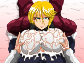 1girls art_of_fighting ass ass_up bed big_ass big_breasts big_butt blonde_hair boobjob bowtie breast_grab breast_press breast_squeeze breasts busty clothed clothed_sex cum cum_on_body cum_on_breasts cumming cumshot dominant_female dripping_cum elegant female grabbing grabbing_breasts green_eyes hands_on_breasts inside kaimanwanio king_(snk) king_of_fighters light-skinned_female light_skin looking_at_viewer male on_bed on_stomach paizuri paizuri_under_clothes pants penis penis_out pov pov_hands pov_paizuri pressing_breasts_together round_ass round_breasts round_butt seductive semen shaking shaking_breasts shirt short_hair smelling smiling smiling_at_viewer sticky suit thick thick_thighs thighs titfuck_under_clothes titjob wet_clothes wet_shirt white_shirt