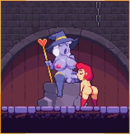 animated boobs breasts futanari intersex pixel_animation pixel_art scarlet_maiden video_game_character video_games