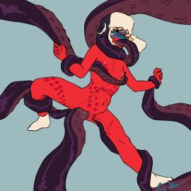 1boy belly_bulge belly_expansion countryhumans cuntboy cuntboy_only intersex male octopus open_mouth pussy red_body russia_(countryhumans) suffocation tentacle tentacle_rape tentacles vaginal_penetration vaginal_sex