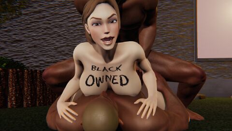 3d body_writing breeding dark-skinned_male dark_skin double_penetration female honey_select honey_select_2 interracial lara_croft lara_croft_(classic) male snowbunny tomb_raider tomb_raider_remastered