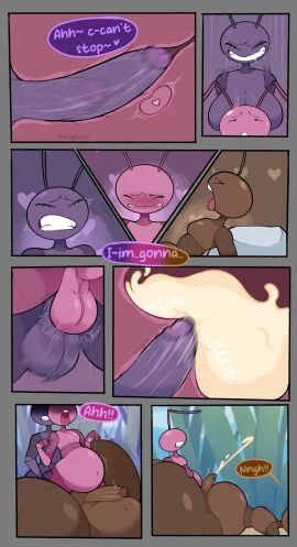 1futa 2boys anal anal_sex ant ants arthropod balls bari_(dozighost) bottom_heavy breasts choco_(dozighost) clover_(dozighost) comic cum cum_while_penetrated cumflation dozighost ejaculation erection femboy femboy_on_femboy futa_is_bigger futa_on_male futanari huge_cock humanoid humanoid_penis hung_bottom hung_femboy hung_trap internal intersex love_train male nude orgasm penis sex slapping_balls smooth_balls smooth_penis tagme threesome