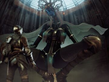 1boy 1boy1girl 1girls 3d ashen_one big_ass big_breasts bigger_female breasts bust busty chest curvaceous curvy curvy_figure dancer_of_the_boreal_valley dark_souls dark_souls_3 dinoboy555 duo female fromsoftware giantess height_difference hips hourglass_figure huge_ass huge_breasts large_ass large_breasts larger_female legs macro macro_female macro_on_micro male male/female mature mature_female mature_male micro_male micro_on_macro shorter_male size_difference smaller_male straight taller_female thick thick_hips thick_legs thick_thighs thighs voluptuous waist wide_hips