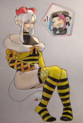 bee bee_costume demon girl mineshield nikiwright succubus