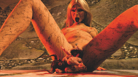 3d abduction big_penis birth black_eyes blonde_hair breasts chained chains coercion dark_fantasy daz_studio degradation dim_lighting dungeon effort end_page fallen_princess fantasy female fluids genitals giving_birth giving_birth_to_monster goblin green_skin hardcore human_mother_baby_monster humiliation imprisoned jollybizz kidnapped_girl labor last_page male medium_breasts minotaur monster mythology naked_female newborn novel penis pregnant pregnant_female princess princess_carolina sad slave slave_girl slim_waist story terrified tired umbilical_cord violence