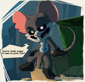 16:9 1boy 1boys 1male 2024 2024s absurd_res absurdres anthro anthro_male anthro_only anthrofied balls big_ears black_eyes black_sclera bodily_fluids buck_teeth buckteeth critters_(poppy_playtime) dark_gray_body dark_gray_feet dark_gray_fur dark_gray_hands dark_grey_body dark_grey_feet dark_grey_fur dark_grey_hands digital_art digital_drawing digital_drawing_(artwork) digital_media digital_media_(artwork) digital_painting digital_painting_(artwork) ear english english_dialogue english_text eyebrows feet fish_bone_necklace fish_bone_pendant fur furry furry_male furry_only genital_fluids genitals gray_body gray_ears gray_fur grey_body grey_ears grey_fur grey_skin hair hi_res jewelry looking_at_viewer male male_anthro male_focus male_only mammal mob_entertainment mob_games mouse murid murine necklace nightmare_critters no_humans notched_ear notsafeforwanking nude open_mouth pendant penis pink_inner_ear pink_nose png poppy_playtime poppy_playtime_(chapter_3) poppy_playtime_(chapter_4) pupils rat rat_boy rat_ears rat_humanoid rat_tail rodent salmon_inner_ear smiling_critters solo solo_focus solo_male speech_bubble tagme tail teeth text text_bubble tongue touille_(poppy_playtime) touille_(poppy_playtime_chapter_4) video_games white_eyes white_pupils widescreen