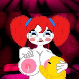 big_breasts breast_sucking breasts female lactation poppy_(poppy_playtime) poppy_playtime reward_sex straight white_skin