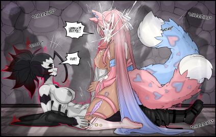 1futa 1girls 2024 2_tails abs anger animal_ears areolae atelier_sol_aer au_ra aura big_breasts big_penis black_hair black_sclera blue_eyes blue_hair blue_highlights bottomless breasts cat_ears cat_tail clothed clothing cowgirl_position crowd crowd_watching cum cum_on_face dark-skinned_female dark_aura dark_skin dialogue dickgirl duo_focus ejaculation energy erection exhibitionism female final_fantasy final_fantasy_xiv futa_on_female futanari genital_expansion genital_growth genital_growth_(enlargement) gigantic_penis goth grey_body ground horns humanoid humanoid_penis intersex kandi_(katkandii) kemonomimi kneeling large_breasts leopard_print leopard_spots mostly_nude multi_tail nipples nude on_back on_ground on_top onlookers outside pale-skinned_futa pale_skin penis penis_expansion penis_growth penis_growth_(enlargement) people people_in_background people_watching pierced_genitals pierced_nipples pierced_penis piercing piercings pink_hair public public_exposure public_indecency public_nudity public_sex red_eyes red_hair red_highlights riding scars self_upload shadows side_view silvia_drachma speech_bubble tail text virtual_youtuber watching xenxia