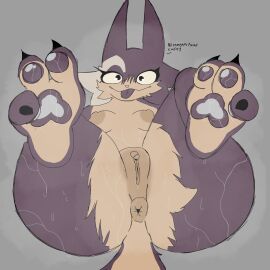 1girls 2d 2d_(artwork) anus ass ass_focus asshole breasts butt_focus exposed_breasts exposed_pussy feet feet_focus feet_up feline feline_humanoid female female_focus female_only fur furry_female furry_only furry_tail genitals musk musk_clouds musky musky_butt pussy pussy_juice sl33py_demon smile smiling sweat sweatdrop sweating sweaty sweaty_ass sweaty_body sweaty_butt tail toes tounge_out