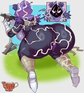 1girls ass big_ass big_butt bubble_ass bubble_butt creamygravy female female_focus female_only fortnite fortnite:_battle_royale large_ass large_butt raven_team_leader raven_team_leader_(fortnite) solo solo_female solo_focus