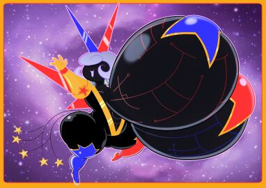 1girls aircraft anthro ass belly big_ass big_breasts big_thighs blimp bloons_td_6 bloons_tower_defense blue_shoes breasts breasts_bigger_than_body breasts_bigger_than_head breasts_bigger_than_torso btd6 cosmos covered_nipples dark_body dark_skin female female_only frame framed_picture gauntlets glistening glistening_body gloves grey_hair half_naked half_nude huge_breasts hyper hyper_breasts hyper_female large_breasts latex latex_clothing latex_suit leg_up living_aircraft massive_breasts mrmadmoai_(artist) ninja_kiwi no_eyes phayze pink_hair red_and_blue red_shoes shoes shortstack smile smiling smug solo spikes spikes_(anatomy) star_tail stars symbols technology thick_thighs wide_hips