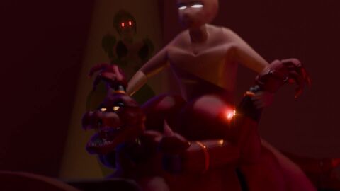 anal anal_sex back_view backshots big_breasts big_penis bigger_female crocodile fnaf glasses hard_on hard_sex hardcore naked no_sound old_man_consequences_(fnaf) old_woman_consequences_(fnaf) on_bed red_skin tagme video