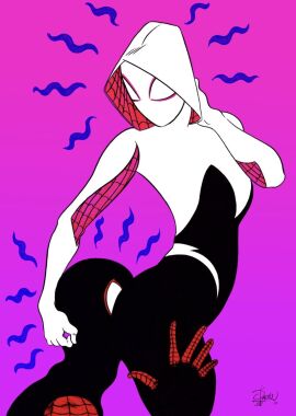 1boy 1girls ass ass_eating ass_focus ass_grab ass_sniffing couple couple_(romantic) face_in_ass facesitting female fully_clothed gwen_stacy gwen_stacy_(spider-verse) interracial lovers_moment male marvel marvel_comics mask masked miles_morales pachu_m._torres pussy pussy_licking spider-gwen spider-man spider-man:_across_the_spider-verse spider-man:_into_the_spider-verse spider-man_(series) superhero superheroine