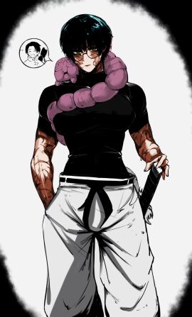 1boy 1girls ajaycolor bangs big_breasts black_and_white black_nails black_shirt breasts breasts_squeezed_together burn_scar caterpillar color color_edit colored colored_hair colored_inner_hair colored_sketch colored_skin cosplay edit eyelashes female female_focus female_only insects jujutsu_kaisen male masoq095 milf monochrome mother panties safe_for_work scars shocked shocked_expression short_hair tagme tight_clothes tight_clothing toji's_worm toji_fushiguro toji_fushiguro_(cosplay) tomboy very_short_hair worm yuta_okkotsu zenin_maki