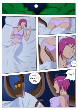 comic female kaa oo_sebastian_oo purple_hair snake tagme the_jungle_book
