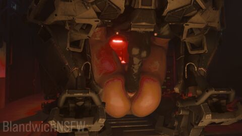 3d animated blandwich gay gay_sex gif machine male_focus male_only mating_press penetration penis penis_in_ass robot