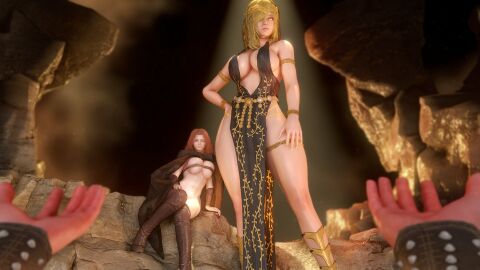 2girls 3d almightypatty alternate_breast_size alternate_hairstyle armlet asymmetrical_hair athletic athletic_female big_breasts blonde_hair bracelet braid braided_hair breasts brown_hair busty circlet crown curvaceous curvy curvy_figure digital_media_(artwork) elden_ring empyrean female female_focus female_only fit fit_female fromsoftware hair hair_over_one_eye hips hourglass_figure huge_breasts large_breasts legs light-skinned_female light_skin lips maiden mature mature_female melina_(elden_ring) midriff milf mother_and_daughter multiple_females multiple_girls queen_marika_the_eternal tall_female taller_female thick thick_legs thick_thighs thighs top_heavy upper_body voluptuous waist wide_hips