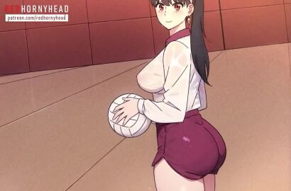 animated ass audible_music ball black_hair bouncing_breasts breasts earrings female hairband jewelry knee_pads long_hair looking_at_viewer moaning nipples official_alternate_costume official_alternate_hairstyle penis ponytail pov pov_crotch pussy red_eyes redhornyhead see-through_clothes sex sound sportswear spy_x_family straight sweaty_clothes tagme uncensored vaginal_penetration video volleyball volleyball_(object) volleyball_uniform yor_briar