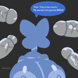 1:1 1girls 2d 4boys app_logo artist_name background big_boobs big_breasts big_tits blue_areola blue_areolae blue_body blue_nipples bluesky bluesky-tan bluesky_butterfly bluesky_logo boobs breasts butterfly cock cocksleeve dialogue_box dick digital_art digital_drawing digital_media english english_text female glans humanoid humanoid_genitalia humanoid_penis humanoidized male no_outlines penis simple_background speech_bubble text tits white_text zeraniumz