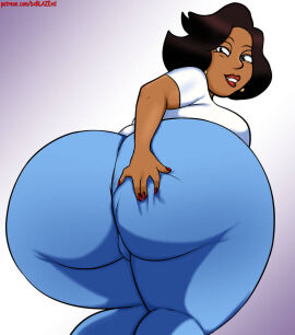 20th_century_fox 20th_century_studios ass ass_focus bxblazexd chubby donna_tubbs family_guy fat_ass female fox_corporation fuzzy_door_productions happy_jack_productions huge_ass leggings milf persons_unknown_productions self_ass_grab the_cleveland_show wide_ass wide_hips