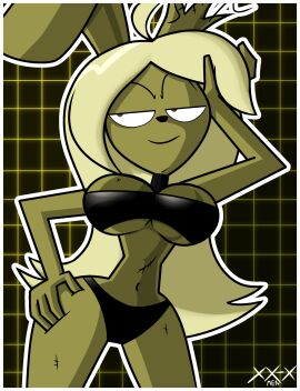 1girls anthro breasts cartoony female female_only five_nights_at_freddy's five_nights_in_anime fnaf fnia scottgames solo solo_female springtrap springtrap_(fnaf) springtrap_(fnia) tagme xx-xmen