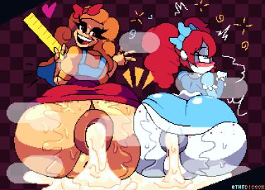 2girls after_anal after_sex alternate_version_available anus anus_bigger_than_lips ass ass_bigger_than_head ass_focus backboob behind_view big_ass big_breasts big_butt blue_eyes bottom_heavy breastless breasts brown_hair bubble_ass bubble_butt clothed clothing cum cum_in_ass cum_in_pussy cum_inside curvaceous curvy curvy_figure doll donut_anus dress erect_nipples erect_nipples_under_clothes excessive_cum eyes_rolling_back female female_only gaping gaping_anus heart huge_ass huge_breasts lipstick long_hair looking_back mature_female miss_delight mostly_nude narrowed_eyes nipples nipples_visible_through_clothing no_bra no_panties no_underwear open_mouth peace_sign pixel_art pleasure_face poppy_(poppy_playtime) poppy_playtime puffy_anus puffy_lips pussy red_eyes red_hair red_lipstick revealing_clothes ruler steam steaming_body steamy_ass sweat sweaty_ass tagme teacher teasing thedicock thick_thighs underass voluptuous voluptuous_female wide_hips