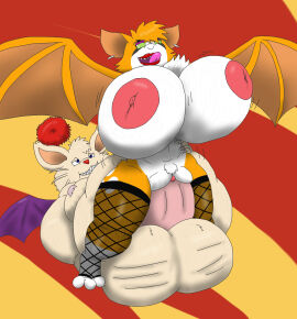 alythewolfcat anthro balls bat big_balls big_penis bouncing_breasts breasts duo dust:_an_elysian_tail ear_piercing ear_ring female fidget fidget_(elysian_tail) final_fantasy fluffy_chest genitals hi_res huge_balls huge_cock hyper hyper_balls hyper_genitalia hyper_penis inverted_nipples kama_sutra male male/female mammal moogle morbidly_obese nimbat nipples obese on_bottom on_top overweight penetration penis piercing pussy reverse_cowgirl_position ring_piercing sex short_stack spread_wings square_enix tubbs_moogle vaginal_penetration wings