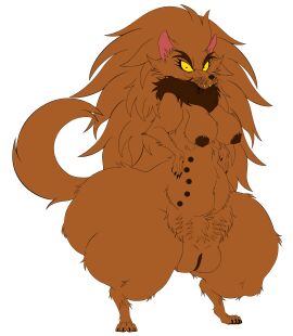 4_toes 5_fingers absurd_res anthro beady_eyes belly big_pussy big_vulva black_claws black_nose breasts brown_body brown_eyebrows brown_fur brown_hair brown_nipples canid canine canis claws crotch_tuft digitigrade eyebrows eyelashes feet female fingers fur gabbrie_emberwood genitals hair hi_res hyper hyper_genitalia hyper_pussy hyper_vulva long_hair looking_at_viewer mammal multi_nipple navel neck_tuft nipples nude pawpads pupils pussy semi-anthro smile solo tail teeth toes tuft vulva whiskers wide_hips wolf yellow_sclera yellow_teeth zuremow