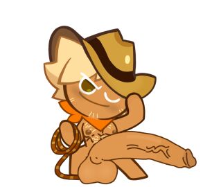 abs adventurer_cookie blush body_hair chest_hair cock_edit cookie cookie_run cookie_run_cock_edit cookie_run_kingdom cookie_run_ovenbreak cowboy_hat devsisters lasso male male_only muscular muscular_male nipples pecs rnsensua_arts rugged stomach_hair stubble