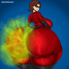1girls 2024 ass ass_focus big_ass big_breasts big_butt breasts brown_eyes brown_hair bubble_ass cocoreche disney elastigirl enormous_ass enormous_fart fart fart_cloud fart_fetish farting fat_ass female fortnite fortnite:_battle_royale gigantic_ass helen_parr huge_breasts light-skinned_female light_skin pixar self_upload simple_background the_incredibles the_incredibles_2 thick_ass thick_thighs thighs