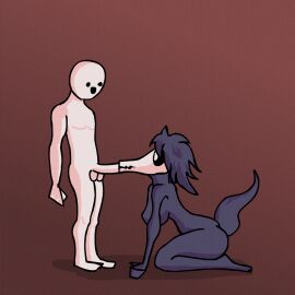 animated blowjob female o_o open_mouth scp-1471 scp_foundation straight tagme