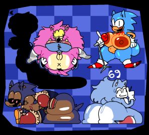 1boy 1boys 1male 1males 1man 3girls 3girls1boy anthro anus ass big_ass big_breasts big_butt big_thighs blue_body blue_fur blue_hair breasts bubble_ass bubble_butt creepypasta curse_(sonic.exe) eimy_(rabbitseasonart) el_pendrive_azul_(creepypasta) female furry gloves gloves_and_boots_only hedgehog huge_ass huge_breasts huge_butt huge_thighs messy_hair messy_hair_female multiple_females multiple_girls needlemond no_humans no_panties no_underwear pink_body pink_fur pink_hair pink_nipples pussy sega shoes silhouette sonic.exe sonic.exe_(series) sonic_(series) sonic_the_hedgehog_(series) spread_legs spreading thighs wacky_(sonic.exe) woman women