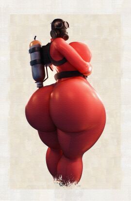 1girls 2020s 2024 3d ass ass_cleavage belt big_ass big_breasts big_thighs bodysuit bottom_heavy breasts cand3d clothing eyelashes female female_focus female_only fempyro fully_clothed gas_canister giant_ass gloves hi_res highres huge_ass huge_thighs hyper hyper_ass large_ass large_breasts large_thighs latex latex_gloves latex_suit light-skinned_female light_skin long_legs looking_at_viewer mask masked pyro red_clothing red_latex round_ass rule_63 simple_background slim_waist solo solo_female solo_focus team_fortress_2 thick_thighs thighs valve wide_hips