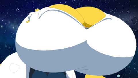 1girls 3d alphys ass_expansion between_breasts blue_skin body_growth body_growth_(enlargement) body_transformation breast_expansion breast_growth breast_growth_(enlargement) breasts cleavage_overflow cleavage_window edited expansion female female_only figure_transformation furry giantess gigantic_breasts hourglass_figure humanoid hyper_tail lizard_girl lizard_humanoid macro red_hair solo space tagme transformation twotonneko undertale undertale_(series) undyne video_game_character yellow_skin