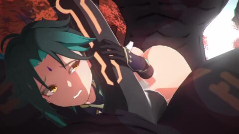 1femboy 2025 30_seconds 3boys 3d 3d_animation animal_genitalia animal_penis animated bastardero between_legs black_hair cock cum cum_in_ass cum_inside dark-skinned_male dark_skin dick doggy_style ejaculation femboy femboy_penetrated from_behind gay gay_sex genshin_impact green_highlights grey_background hand_on_penis head_on_thighs hilichurls_(species) hoyoverse large_penis light-skinned_male light_skin longer_than_30_seconds male male/male male_only male_penetrated male_penetrating mihoyo mitachurl no_sound otoko_no_ko penis penis_bigger_than_head penis_in_ass penis_on_face penis_out questionable_consent tagme trap video video_game_character video_games xiao_(genshin_impact) yaoi yellow_eyes