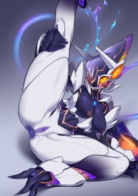 1girls anthro ass ass_cleavage breasts fat_ass fat_thighs feet feet_out_of_frame female humanoid lanz_(xenoblade) large_breasts leg_out_of_frame leg_up legs_up monster_girl one_leg_up ouroboros_(xenoblade) pochincoff purple_anus purple_pussy purple_skin pussy robot sena_(xenoblade) sitting sitting_on_ground sweat sweating thick_ass thick_legs thick_thighs thighhighs thighs visible_nipples wide_hips xenoblade_(series) xenoblade_chronicles_(series) xenoblade_chronicles_3 yellow_eyes