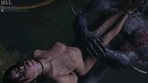 1girls 3d animated bouncing_breasts breasts chest_bulge dead death defeated defeated_heroine dirty female fucked_senseless fucked_silly game_over girl hvlsfm jiggling_breasts lara_croft lifted lifting_person male male/female minotaur monster naked naked_female necrophilia raped_by_monster raped_girl restrained sex short_video shorter_than_30_seconds sound source_filmmaker stomach_bulge tagme tomb_raider tummy_bulge video video_games