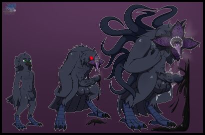 2025 absurd_res anthro avian balls beak big_balls bird black_body black_cum blazkenzxy blue_body bodily_fluids colored_cum corvid corvus_(genus) crow cum cumshot digital_drawing_(artwork) digital_media_(artwork) ejaculation eldritch_abomination erection excessive_cum excessive_genital_fluids feathers flower_mouth genital_fluids genitals green_eyes hands-free hi_res male open_mouth oscine passerine penis red_eyes saliva sharp_teeth signature simple_background solo teeth tentacle throbbing throbbing_penis tongue tongue_out transformation unusual_anatomy unusual_bodily_fluids unusual_cum unusual_genital_fluids unusual_mouth