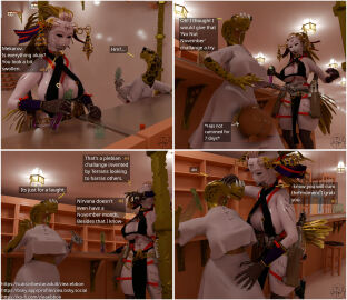 3d absurd_res anthro apode armor avian balls big_balls big_breasts bird breasts claws clothing comic cybernetic_arm cybernetic_eye cybernetic_limb cybernetics draconcopode drinking english_text feathers female futanari genital_piercing genitals herm hi_res horn huge_balls huge_breasts intersex jewelry legless machine meme naga no_nut_november owl piercing public reptile scalie scantly_dressed scrotum scrotum_piercing serpentine snake text thick_thighs url ziea_ebbon