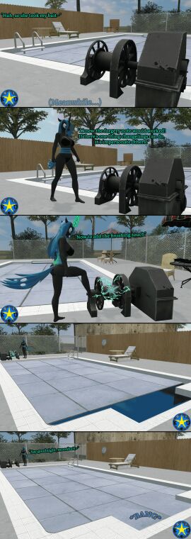 1girls bad_grammar big_ass big_breasts breasts comic english_text female friendship_is_magic hasbro kami_dragon my_little_pony page_10 queen_chrysalis_(mlp) sfm solo source_filmmaker text