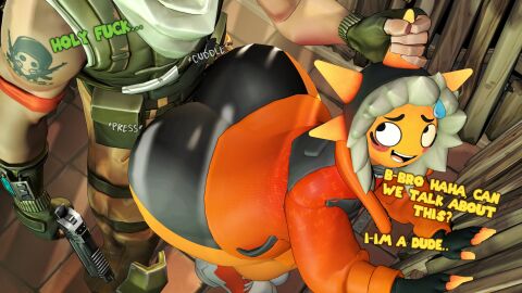 2boys 3d 5_fingers arms ass ass_press big_ass big_butt bottom_heavy bottom_heavy_male bubble_ass bubble_butt curvaceous curvy curvy_body curvy_figure english english_text epic_games eyelashes fat_ass femboy fortnite fortnite:_battle_royale fully_clothed gay hands high_resolution highres hips horn_grab huge_ass huge_butt human imminent_rape jonesy_(fortnite) large_ass large_butt legs light_skin looking_back male male/male male_only open_eyes plump plump_ass pressed_against sunspot_(fortnite) sweatdrop text thick thick_ass thick_thighs thighs thordersfm very_high_resolution voluptuous wide_hips wide_thighs yaoi